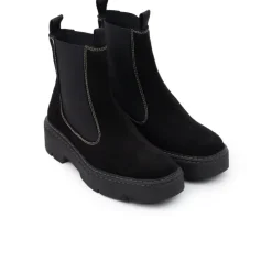 Women L'INTERVALLE Columbus Black Suede