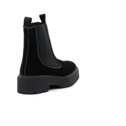 Women L'INTERVALLE Columbus Black Suede