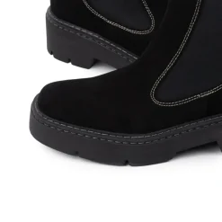 Women L'INTERVALLE Columbus Black Suede