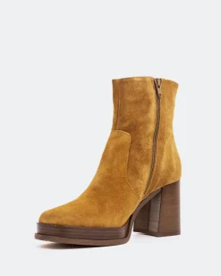 Women L'INTERVALLE Condotti Cognac Suede