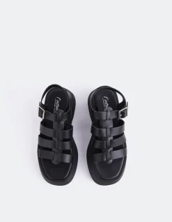 Women L'INTERVALLE Confident Black Leather