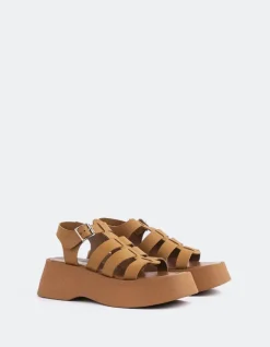 Women L'INTERVALLE Confident Tan Leather