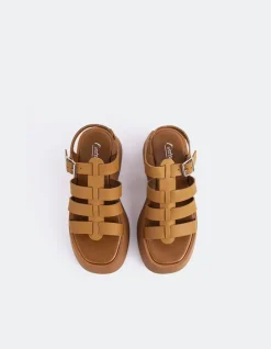 Women L'INTERVALLE Confident Tan Leather
