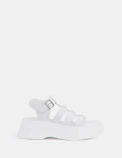 Women L'INTERVALLE Confident White Leather