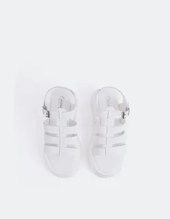 Women L'INTERVALLE Confident White Leather