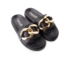 Women L'INTERVALLE Conquista Black Leather