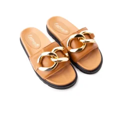 Women L'INTERVALLE Conquista Tan Leather