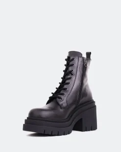 Women L'INTERVALLE Cornwall Black Leather