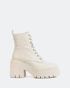 Women L'INTERVALLE Cornwall Off White Leather