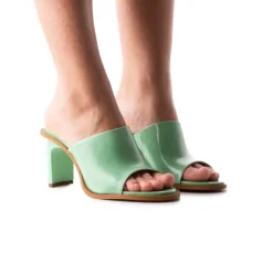 Women L'INTERVALLE Corvo Green Leather