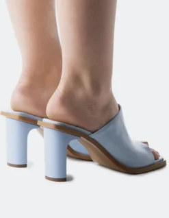 Women L'INTERVALLE Corvo Light Blue Leather