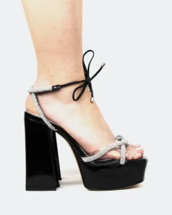 Women L'INTERVALLE Crave, Black Naplack/Naplack Noir