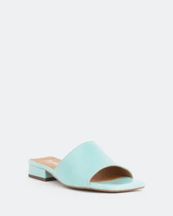 Women L'INTERVALLE Crew Blue Leather/Cuir Bleu
