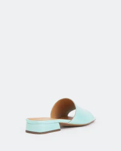 Women L'INTERVALLE Crew Blue Leather/Cuir Bleu
