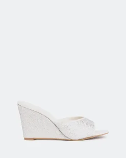 Women L'INTERVALLE Crystal, Off White Suede/Suède Blanc Cas.