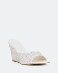 Women L'INTERVALLE Crystal, Off White Suede/Suède Blanc Cas.