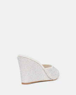 Women L'INTERVALLE Crystal, Off White Suede/Suède Blanc Cas.