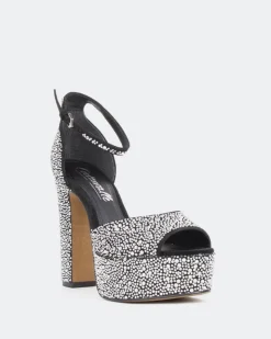Women L'INTERVALLE Cupid, Black Suede/Suède Noir