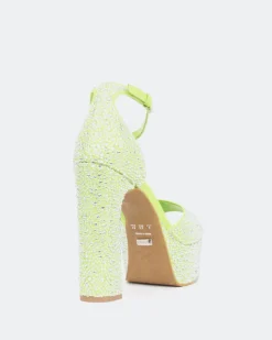 Women L'INTERVALLE Cupid, Green Suede/Suède Vert