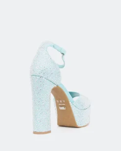 Women L'INTERVALLE Cupid, Turquoise Suede/Suède Tur.