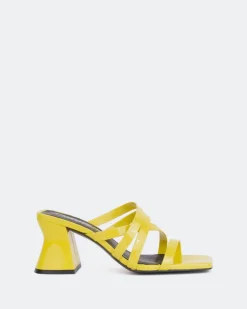 Women L'INTERVALLE Curious Yellow Patent