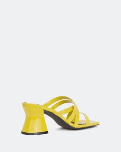 Women L'INTERVALLE Curious Yellow Patent