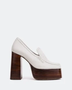 Women L'INTERVALLE Cyrus Off White Leather