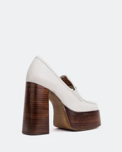 Women L'INTERVALLE Cyrus Off White Leather