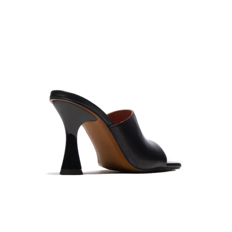 Women L'INTERVALLE Cythera Black Leather