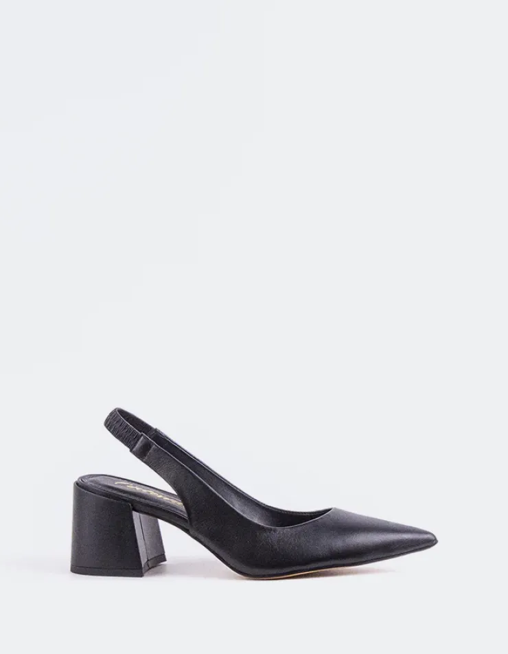 Women L'INTERVALLE Dalida Black Leather