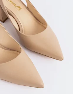 Women L'INTERVALLE Dalida Nude Leather