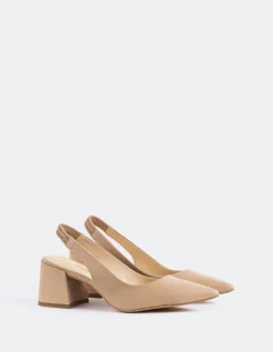Women L'INTERVALLE Dalida Nude Leather