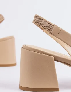 Women L'INTERVALLE Dalida Nude Leather