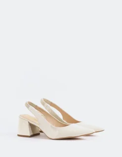 Women L'INTERVALLE Dalida Off White Naplack