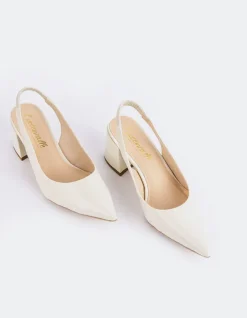 Women L'INTERVALLE Dalida Off White Naplack