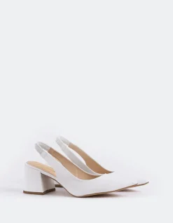 Women L'INTERVALLE Dalida White Leather