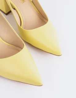 Women L'INTERVALLE Dalida Yellow Leather
