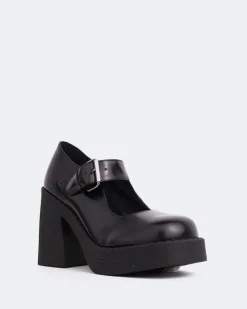 Women L'INTERVALLE Damelio Black Leather