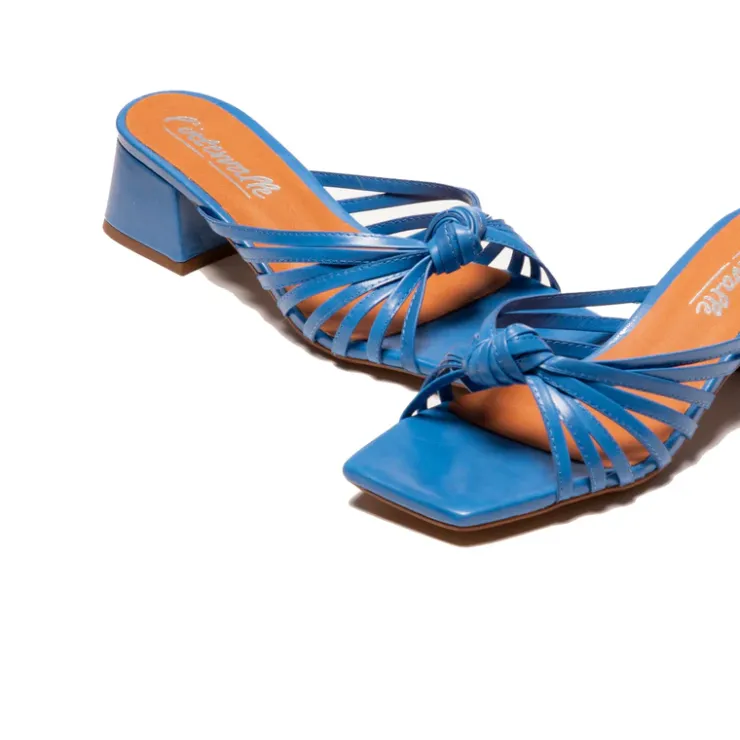 Women L'INTERVALLE Damira Blue Leather