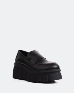 Women L'INTERVALLE Dawson Black Leather