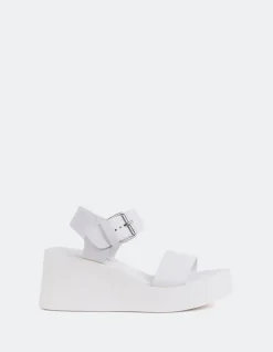 Women L'INTERVALLE Dear White Leather