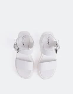 Women L'INTERVALLE Dear White Leather