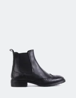 Women L'INTERVALLE Debree Black Leather