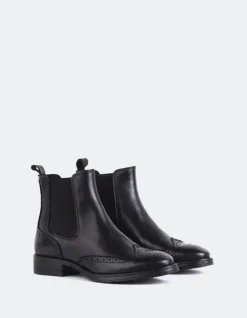 Women L'INTERVALLE Debree Black Leather