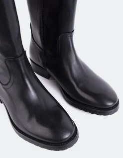 Women L'INTERVALLE Delorre Black Leather