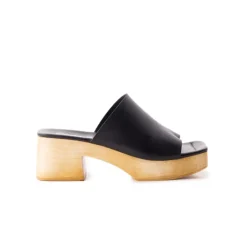 Women L'INTERVALLE Delphine Black Leather