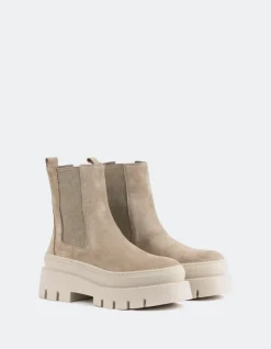 Women L'INTERVALLE Delya Beige Suede