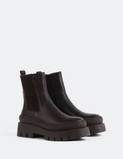 Women L'INTERVALLE Delya Brown Leather