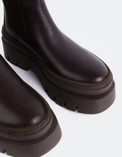 Women L'INTERVALLE Delya Brown Leather