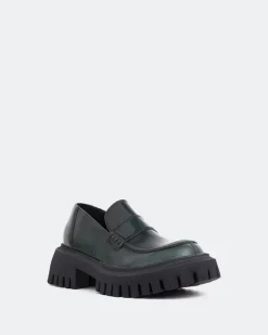 Women L'INTERVALLE Derulo Green Leather